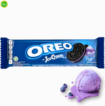 OREO - Biscuit Ice Cream Blueberry HALAL 27.6g